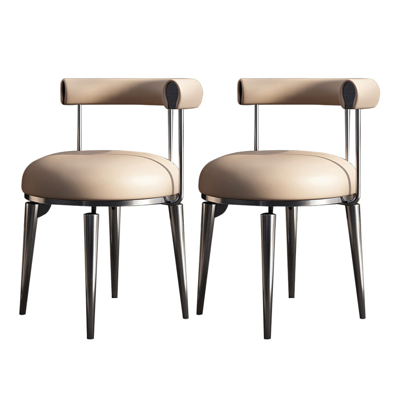 Kitchen Dining Accent Chair Upholstered Armless Dining Chairs