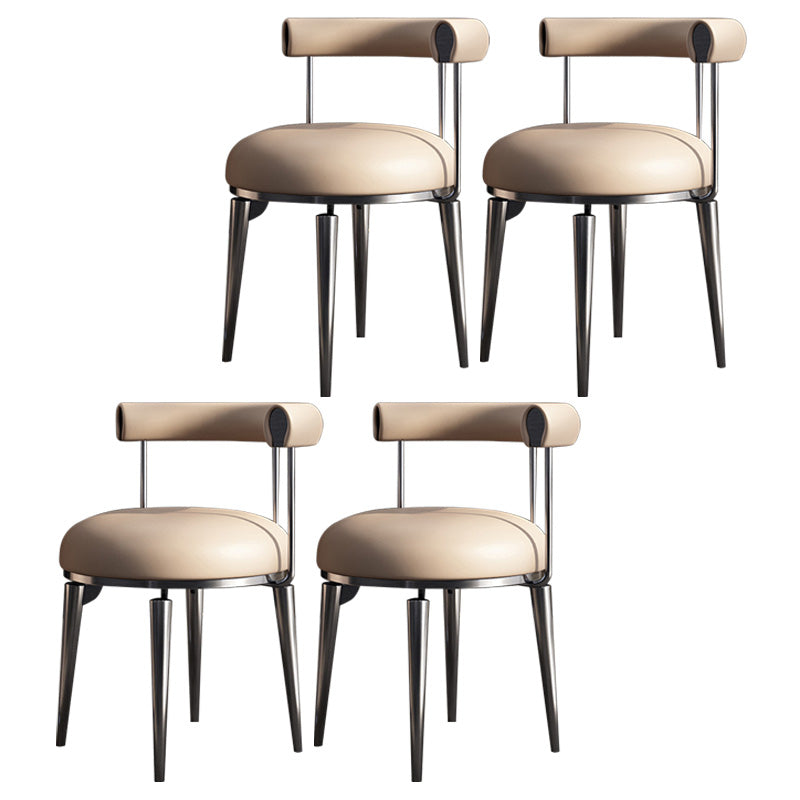 Kitchen Dining Accent Chair Upholstered Armless Dining Chairs