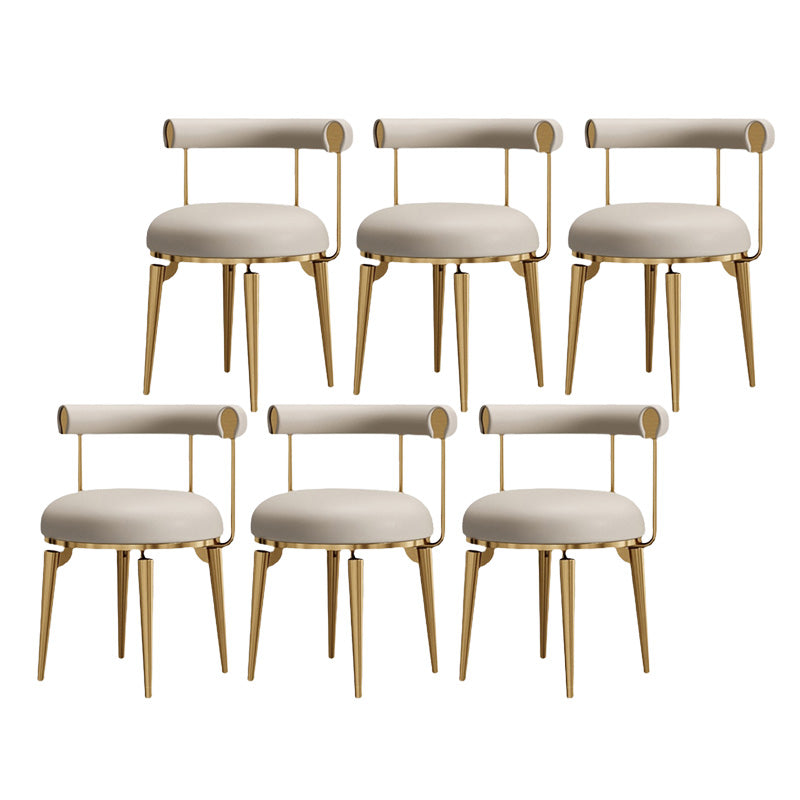 Kitchen Dining Accent Chair Upholstered Armless Dining Chairs