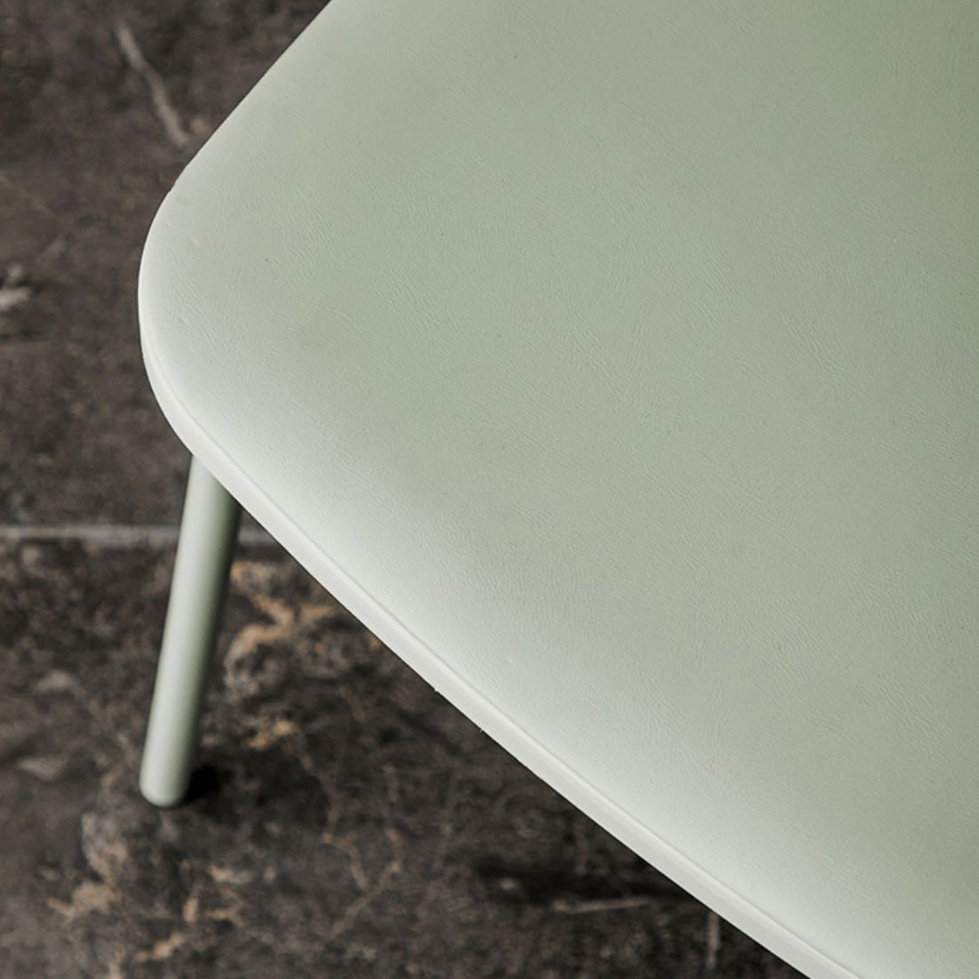 Modern Style Patio Side Chair Home Parsons Back Armless Chair