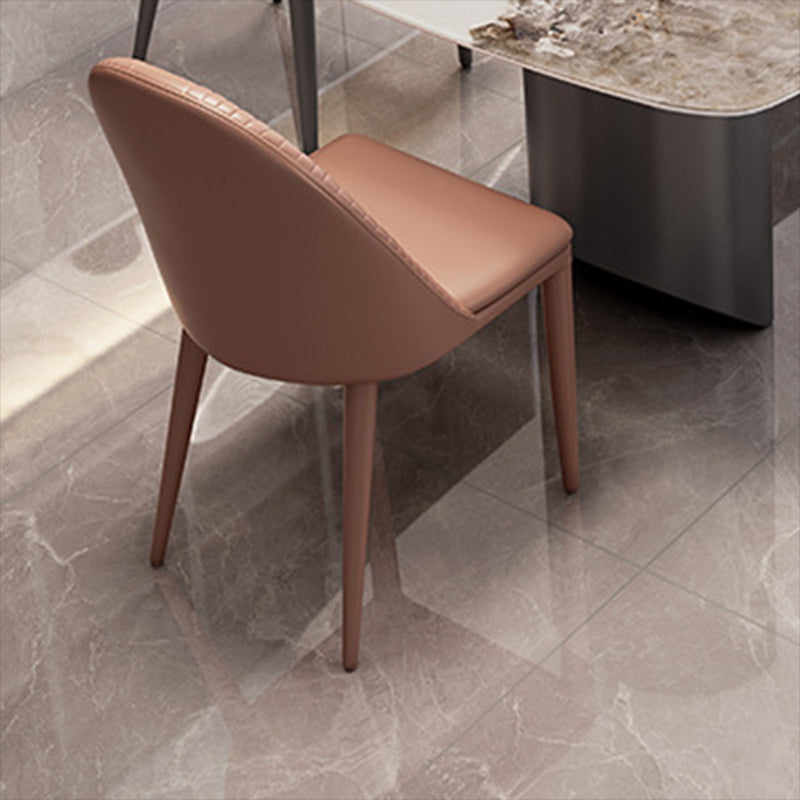 Modern Style 1/4/5/7 Pieces Dining Chairs Set Rectangle Stone Furniture in White