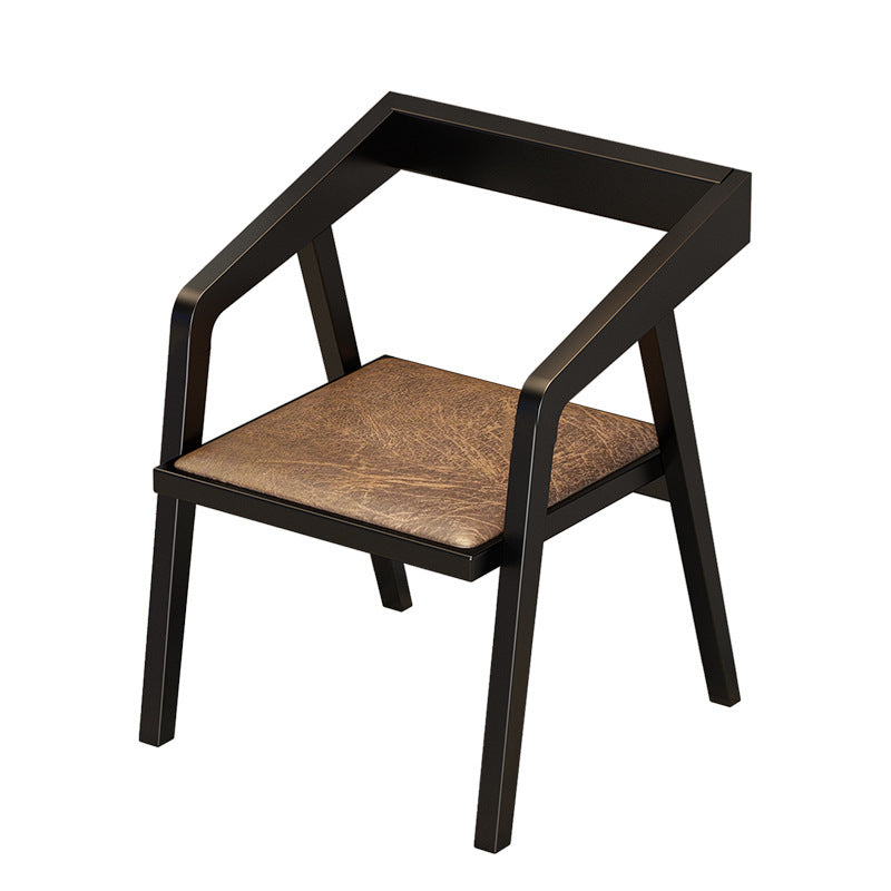 Industrial 1/5 Pieces Dining Set Rectangle Pine Wood Dining Table for Dining Room Cafe