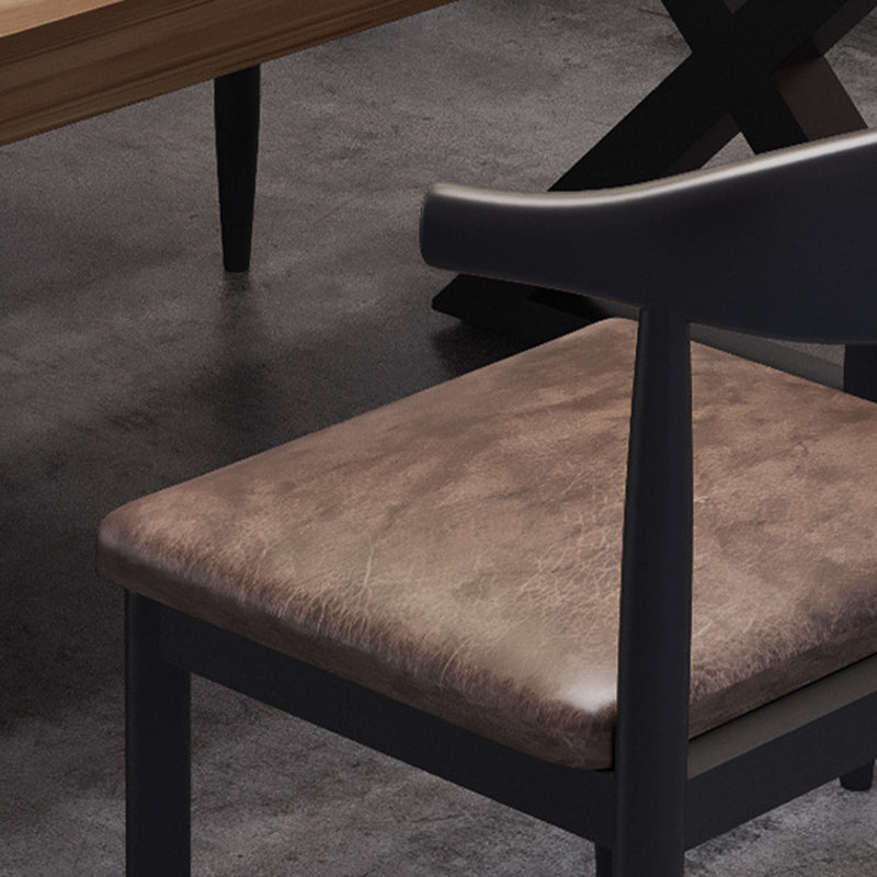 Industrial 1/4/5 Pieces Dining Set Rectangle Pine Wood Dining Table for Dining Room Cafe