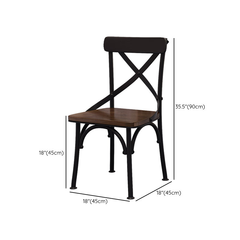 Industrial 1/4/5 Pieces Dining Set Rectangle Pine Wood Dining Table for Dining Room Cafe