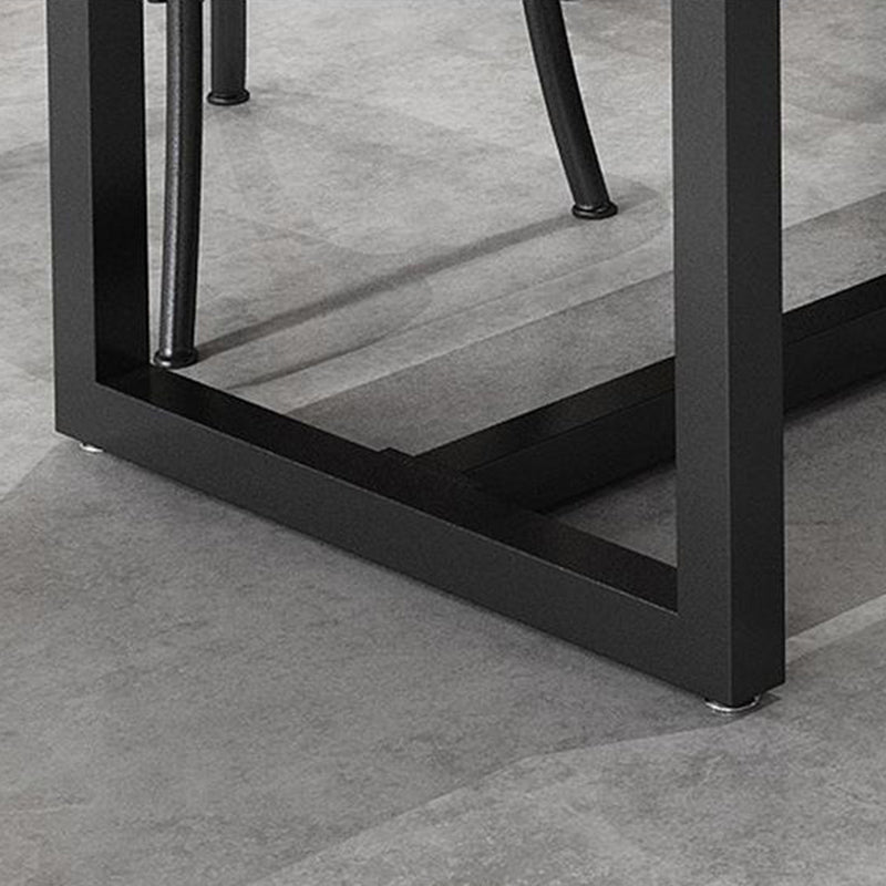 Industrial 1/3/5 Pieces Dining Set Rectangle Wood Dining Table for Dining Room Cafe