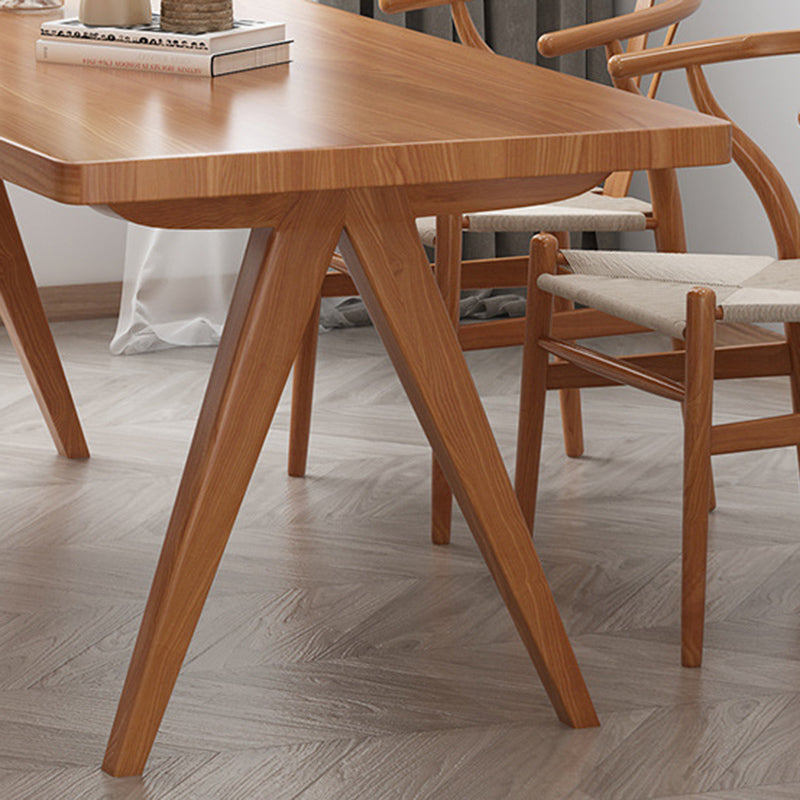 Modern 1/4/5/7 Pieces Dining Set Rectangle Pine Wood Dining Table for Living Room