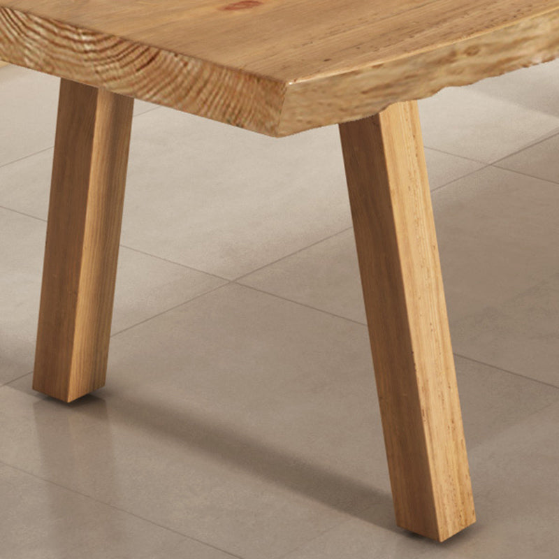 Industrial 1/4/5/6 Pieces Dining Set Rectangle Wood Dining Table for Dining Room