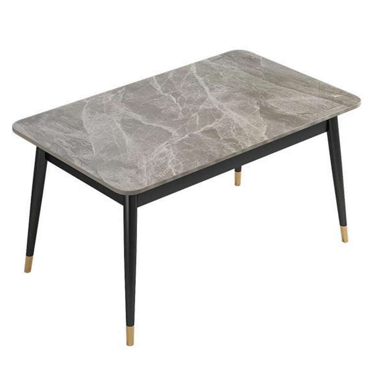 1/2/5/7 Pieces Nordic Dining Set Rectangle Stone Dining Table for Dining Room