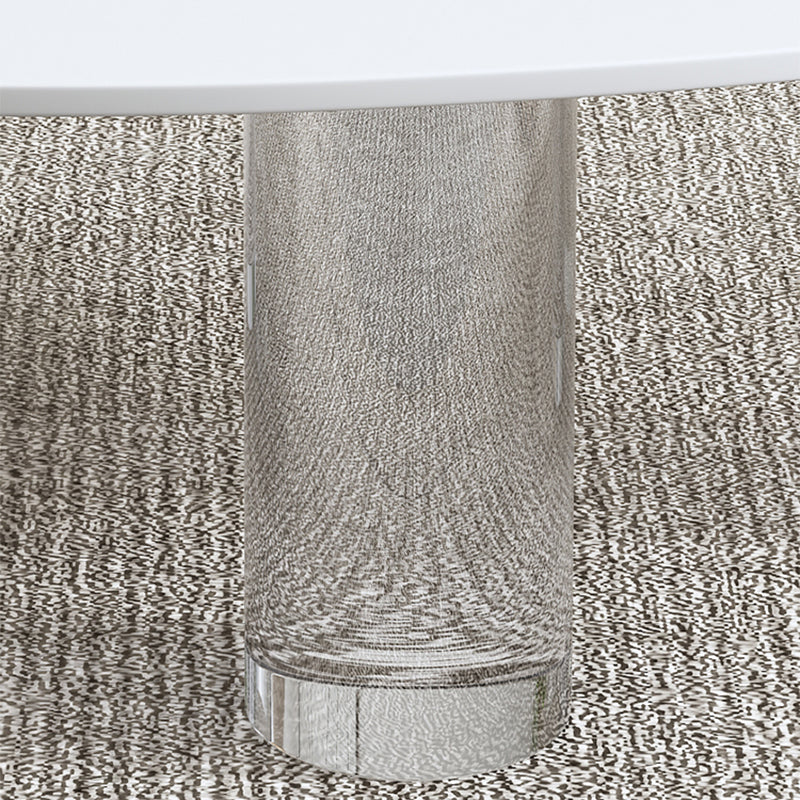 27" Wide Contemporary Coffee Table 3 Legs Coffee Cocktail Table