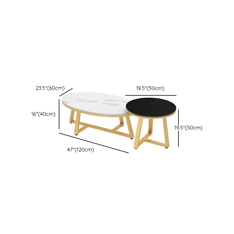 No Distressing Slate Nesting Coffee Table Set White Coffee Table