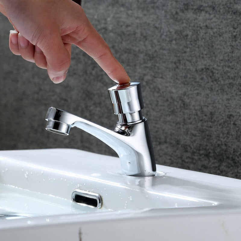Modern Vessel Faucet Brass 1-Handle Low Arc Vessel Faucet for Home