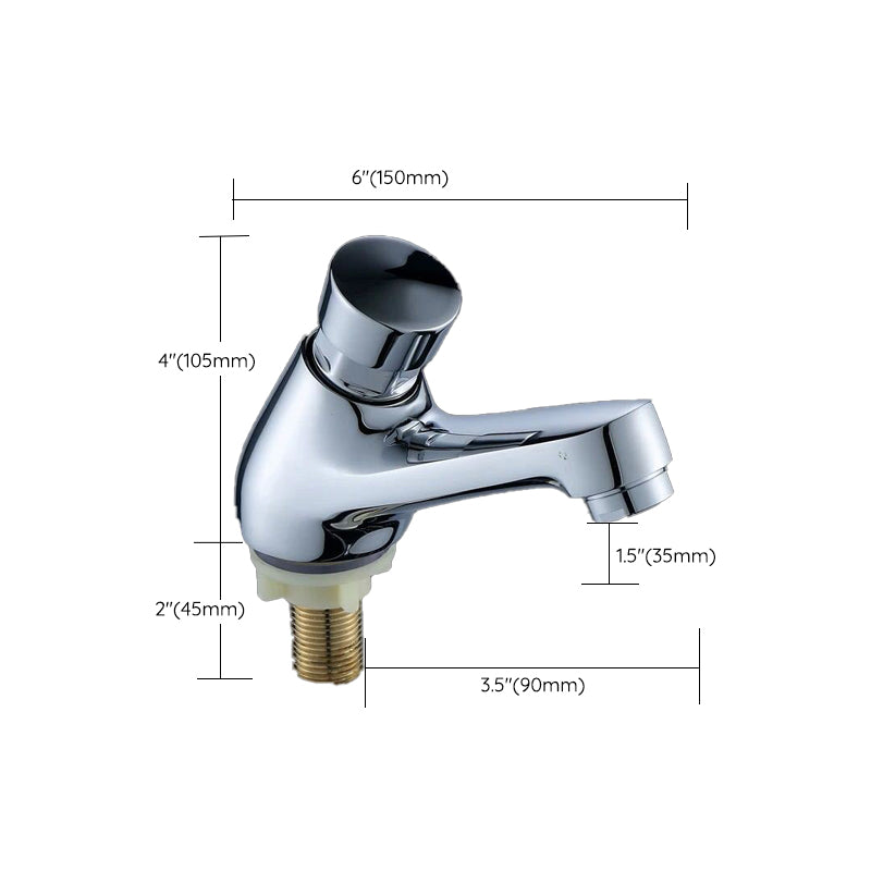 Modern Vessel Faucet Brass 1-Handle Low Arc Vessel Faucet for Home