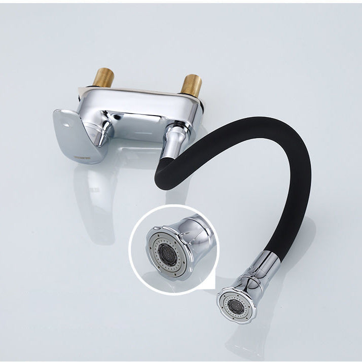 Modern Style Vessel Faucet Copper Single Handle High Arc Vessel Faucet