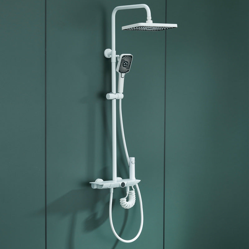 Modern Shower Trim Brass Temperature Control Wall Mounted Shower System