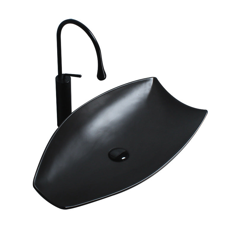 Modern Vessel Bathroom Sink Specialty with Basin Vessel Sink(Not Included Faucet)