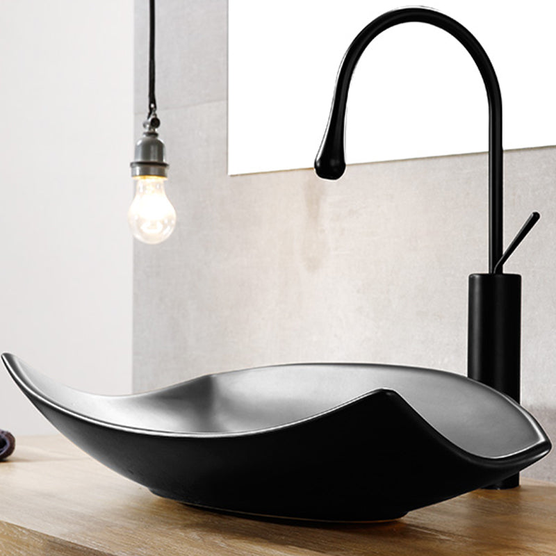 Modern Vessel Bathroom Sink Specialty with Basin Vessel Sink(Not Included Faucet)