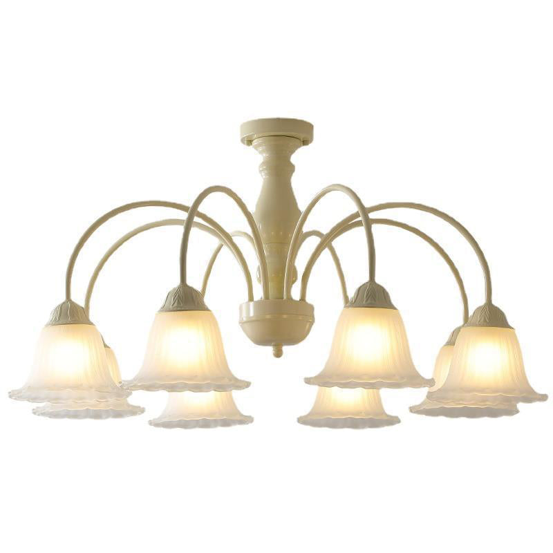 Modern Ceiling Lamp Creative Glass Shade Flush Mount Lighting Fixture for Bedroom