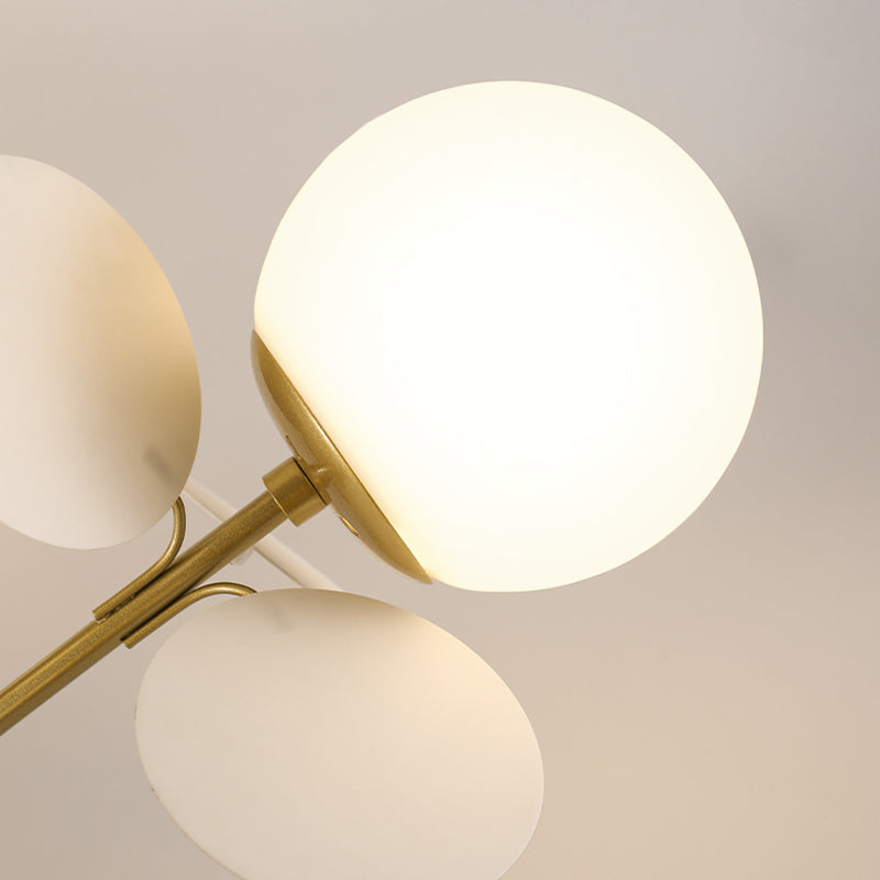 Macaron Style Sputnik Shape Flush Mount Glass Ceiling Light for Bedroom