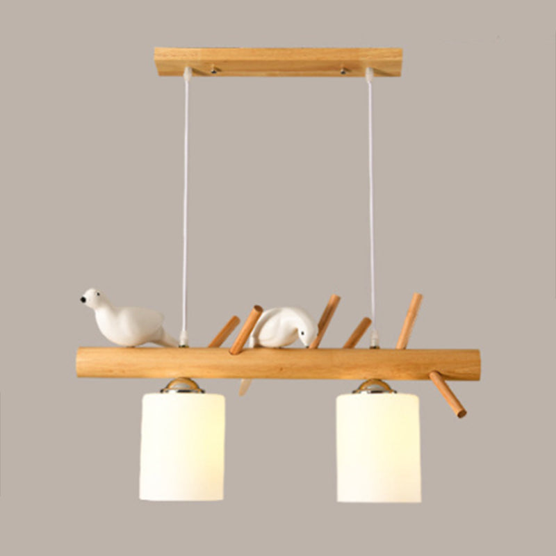 Modern Simple Shape Chandelier Lighting Fixtures Glass Hanging Lamp Kit