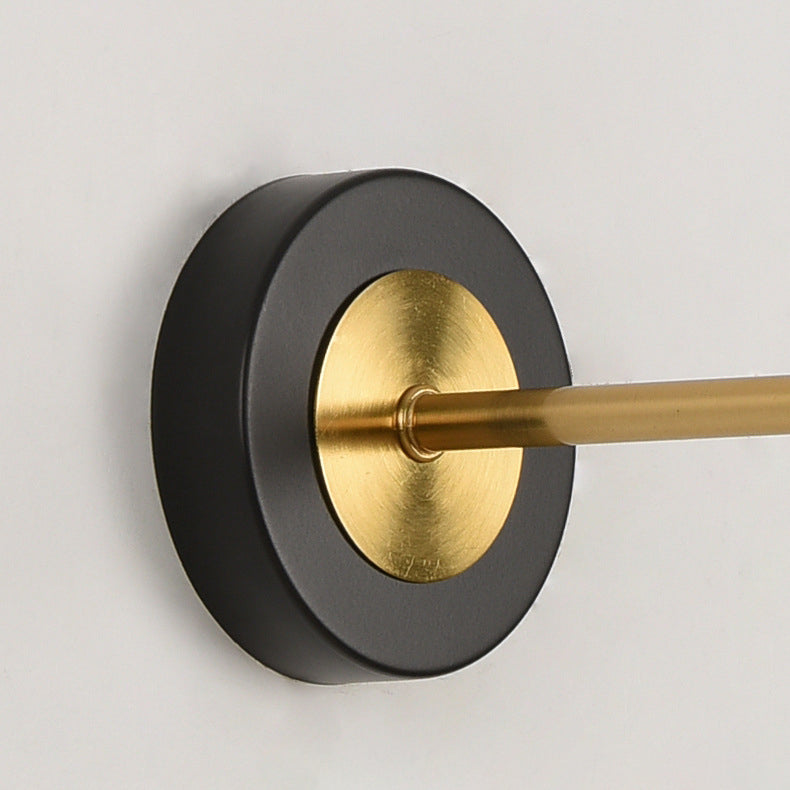 Contemporary Metal Wall Light Black/White Lighting for Living Room