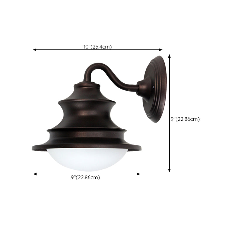 Industrial Wall Sconce Waterproof Outdoor Sconce Light Fixture with Aluminium