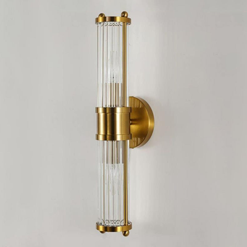 Modern Simple Golden Vanity Light Cylinder Shape Vanity Lamp for Shower Room