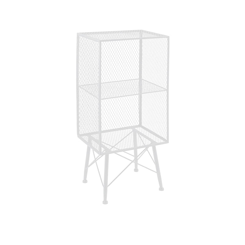 Metal Closed Back Bookshelf Standard Shelves Included Bookcase