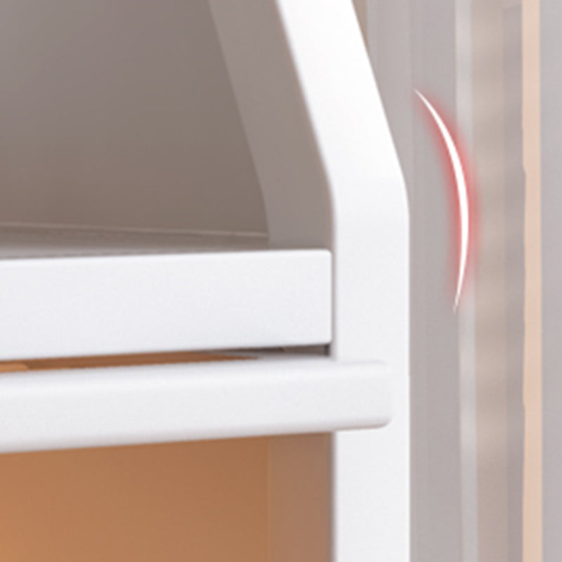 Metal Closed Back Standard Bookshelf Shelves Included Bookcase