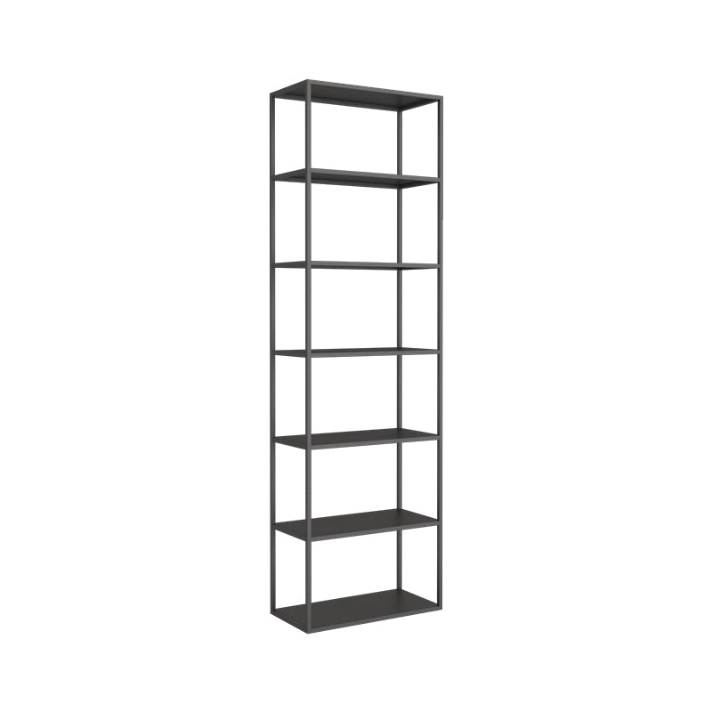 Scandinavian Etagere Bookcase Metal Open Back Bookshelf with Shelves