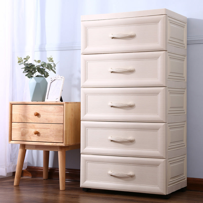 15.6-inch W Nursery Dresser Scandinavian Kids Nightstand with 5/6 Drawers