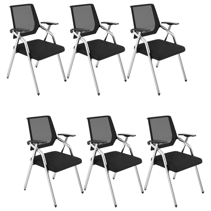 Contemporary Style Conference Chair Metal Frame Office Chair with Arm