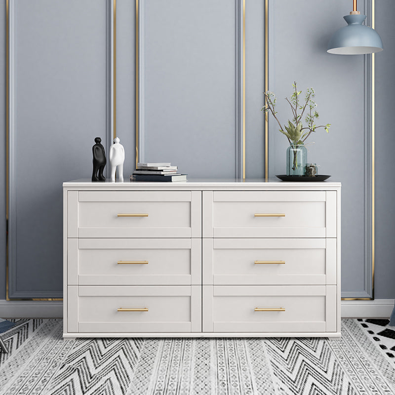 17.55-inch Width Solid Wood Storage Chest Classic Glam Storage Chest Dresser