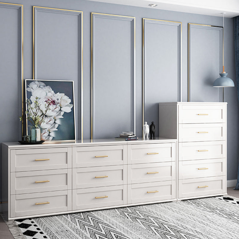 17.55-inch Width Solid Wood Storage Chest Classic Glam Storage Chest Dresser