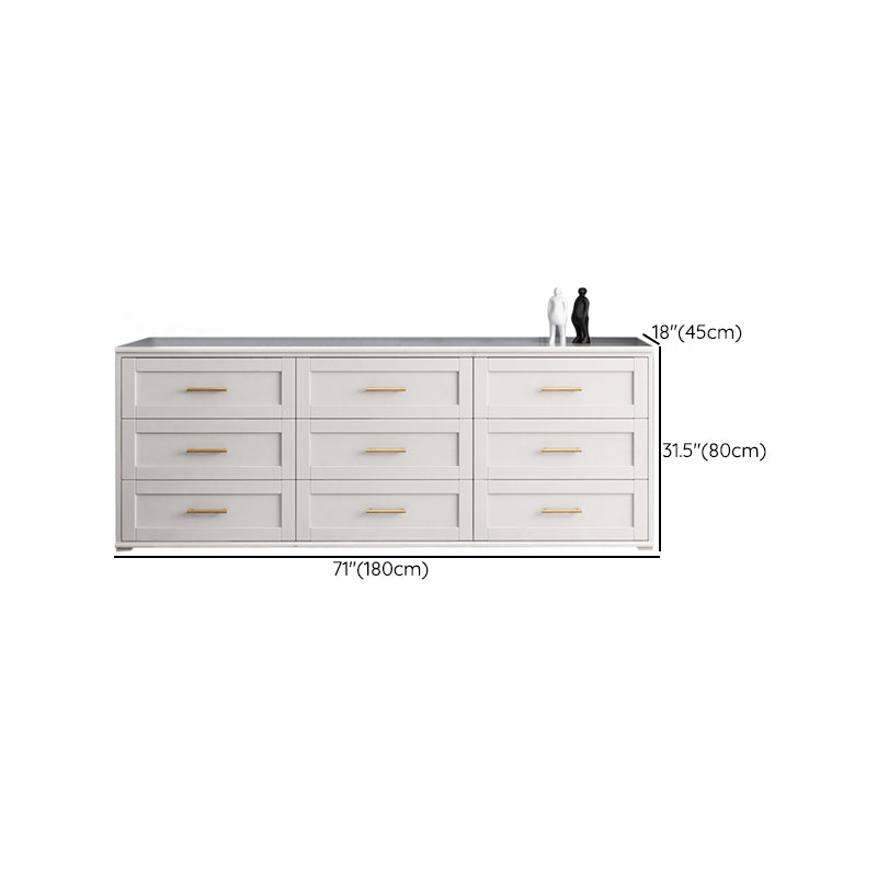 17.55-inch Width Solid Wood Storage Chest Classic Glam Storage Chest Dresser