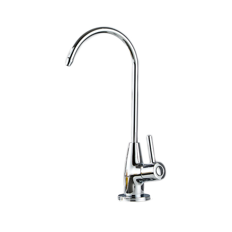 Modern High-Arc Kitchen Faucet Stainless Steel Swivel Spout Standard Kitchen Faucets