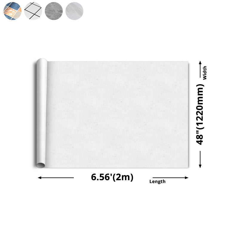 Modern PVC Flooring Marble Pattern Peel & Stick Vinyl Floor Planks