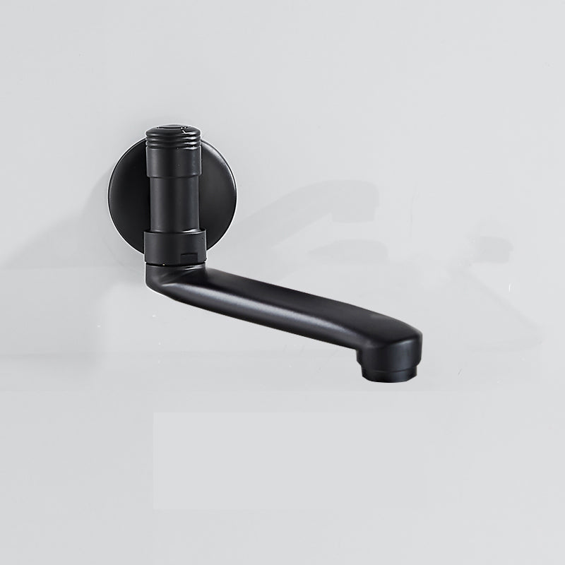 Swivel Tub Filler Wall Mount Copper Low Arc Knob Handle Tub Faucet Trim