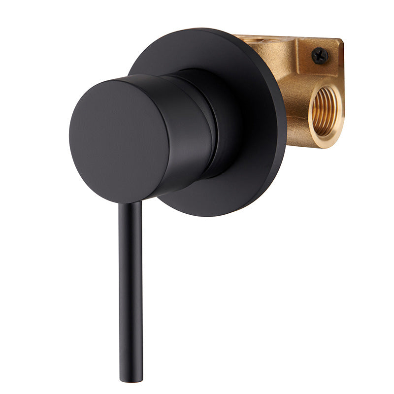 Modern Freestanding Tub Filler Copper Trim Floor Mounted Tub Filler
