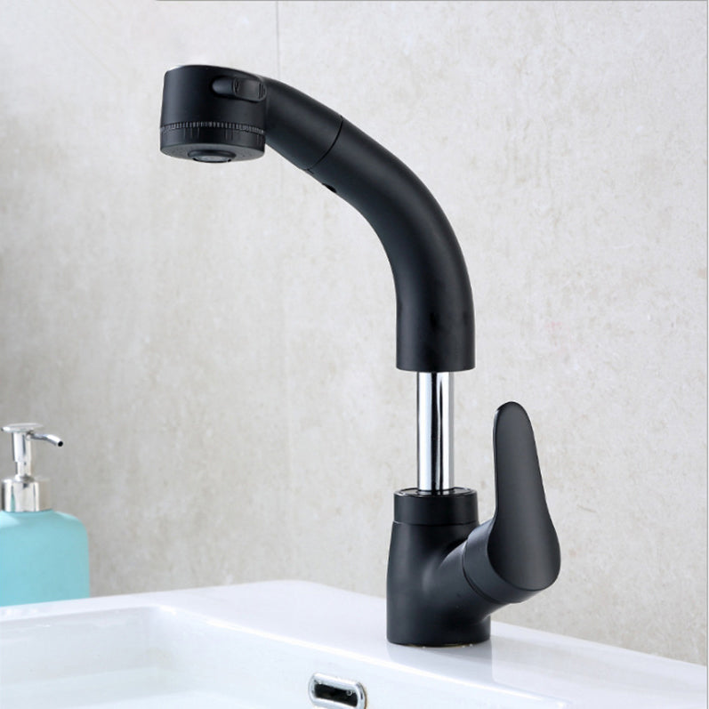 Contemporary Style Faucet Single Handle Vessel Sink Bathroom Faucet