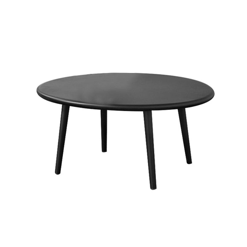 Metal and Stone Dining Table Set 1/2/3 Pcs Black Boho Dining Set