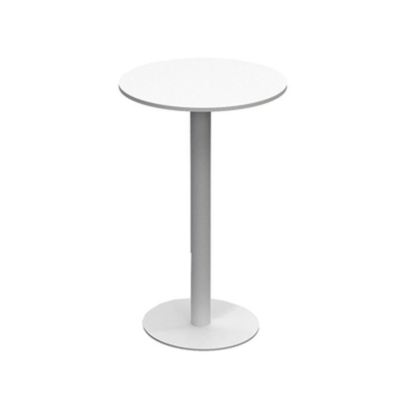 Industrial Style 1/3 Pieces Round Bar Table Set Metal Bar Height Set for Outdoor