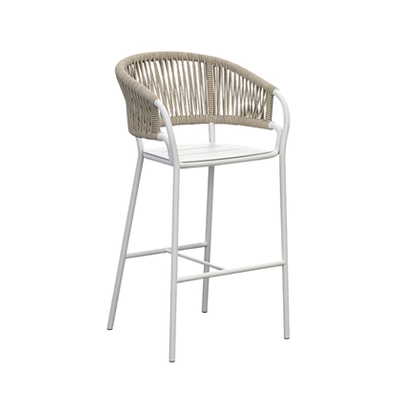 Industrial Style 1/3 Pieces Round Bar Table Set Metal Bar Height Set for Outdoor
