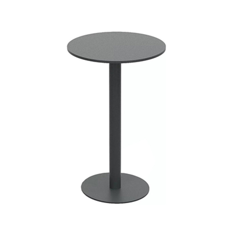 Industrial Style 1/3 Pieces Round Bar Table Set Metal Bar Height Set for Outdoor