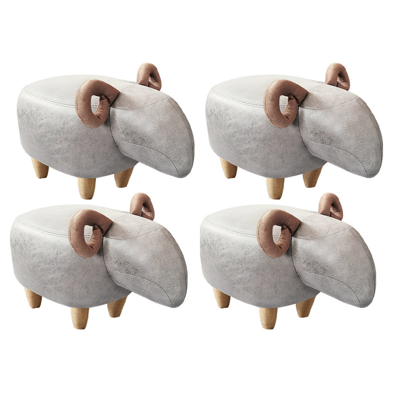 White Modern Standard Trea Resistant Sheep Shape Standard for Living Room