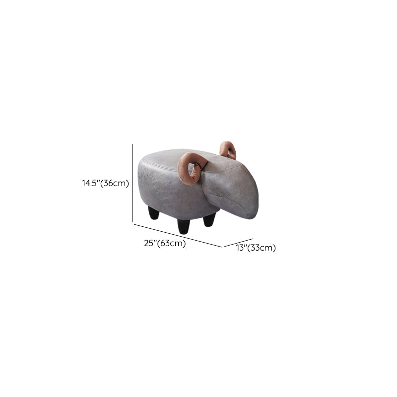 White Modern Standard Trea Resistant Sheep Shape Standard for Living Room