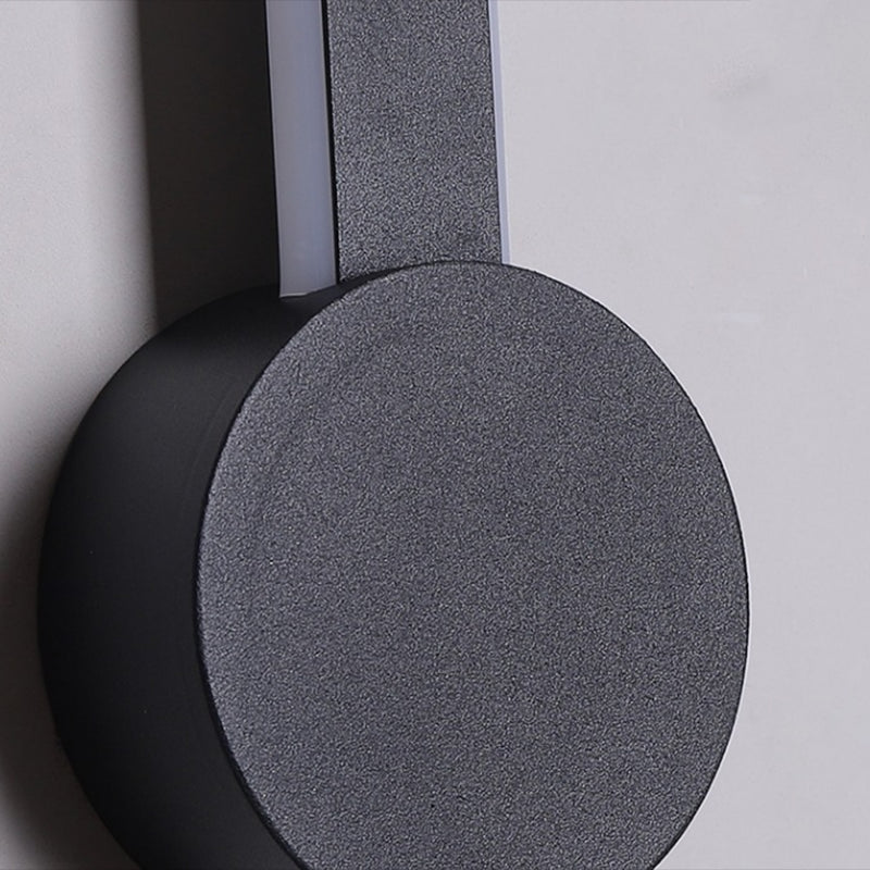 Nordic Style Iron Wall Lighting Fixtures Ellipse Shape Sconce Lights for Living Room