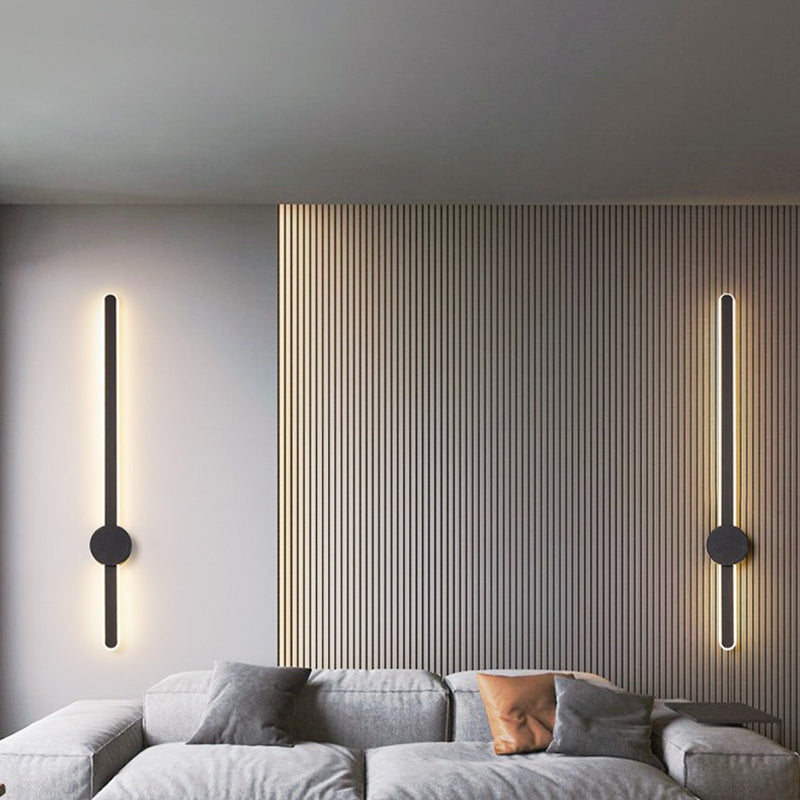 Nordic Style Iron Wall Lighting Fixtures Ellipse Shape Sconce Lights for Living Room