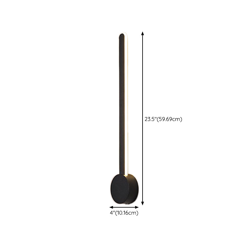 Nordic Style Iron Wall Lighting Fixtures Ellipse Shape Sconce Lights for Living Room