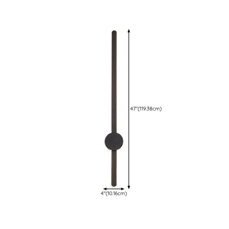 Nordic Style Iron Wall Lighting Fixtures Ellipse Shape Sconce Lights for Living Room