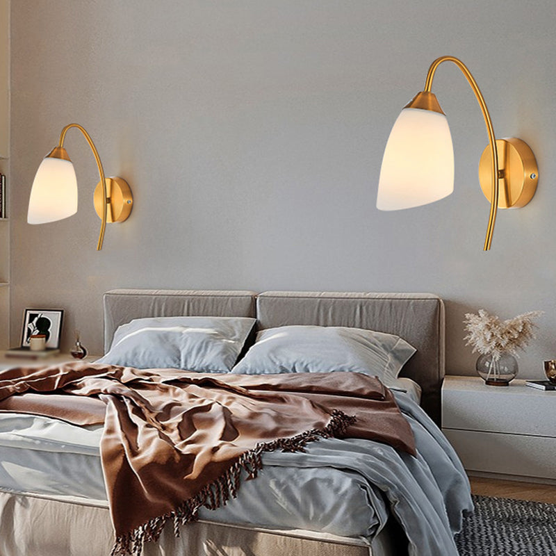 Light Luxury Iron Wall Light Sconces Geometry Shape Sconce Lights for Bedroom
